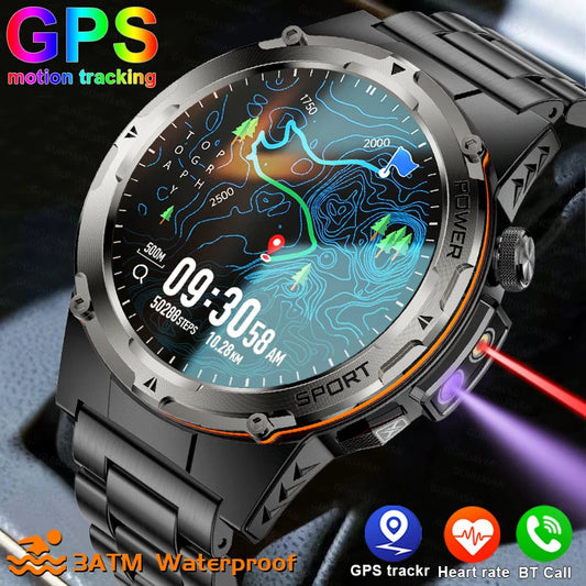 Men’s Outdoor Military GPS Smartwatch