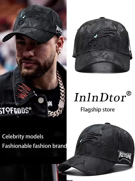 Camouflage Eagle Embroidered Cap