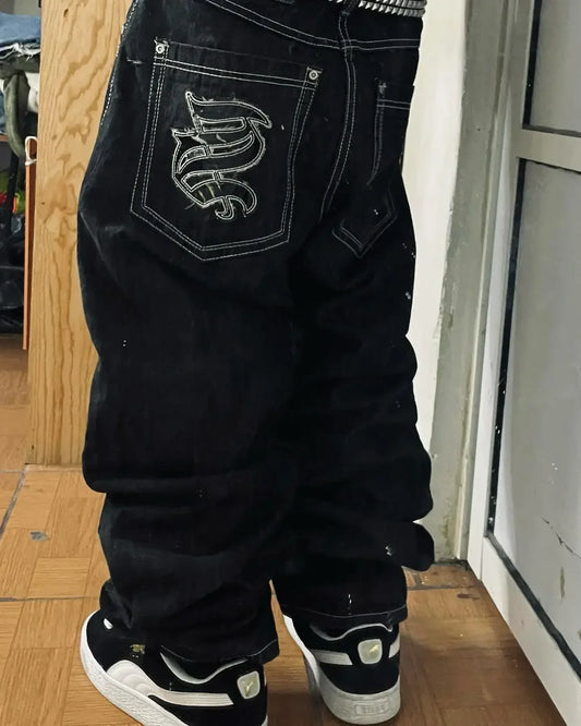 Men’s Y2K Retro Loose Jeans